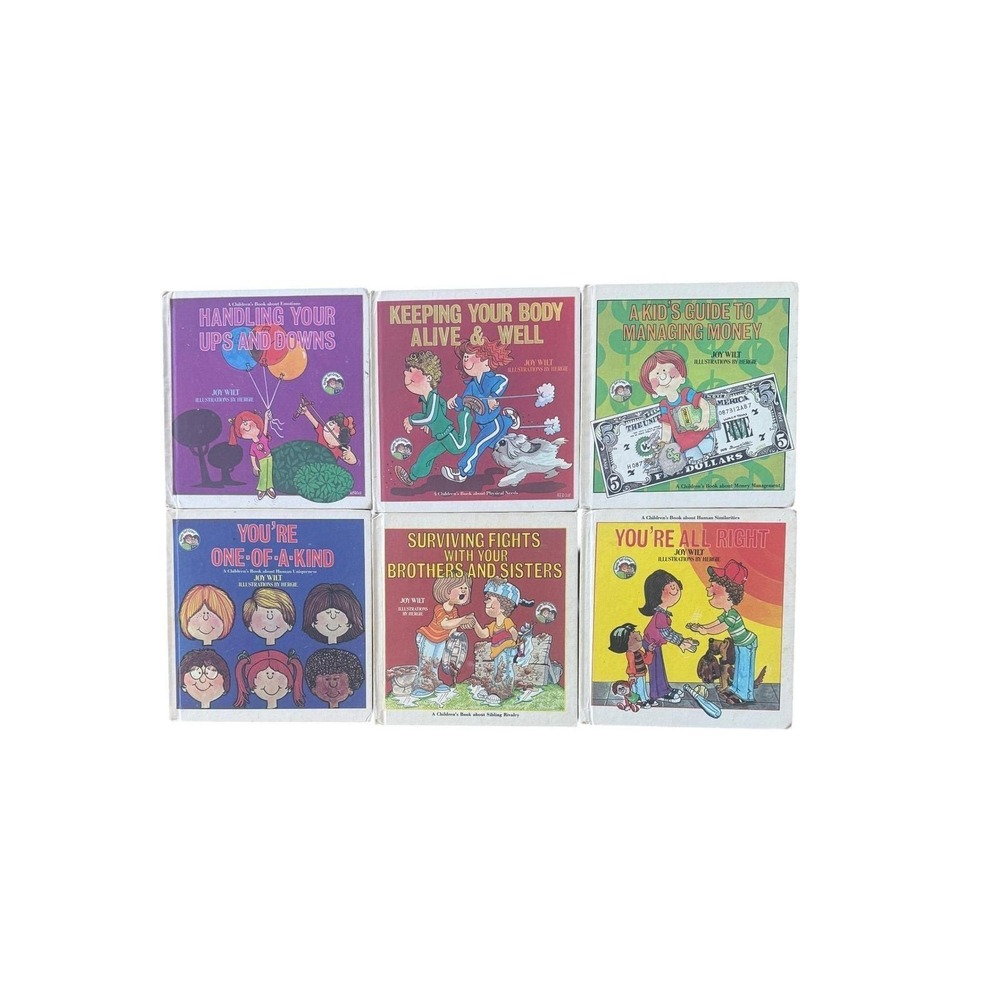 Vintage Ready Set Grow Weekly Reader Joy Wilt Book Lot Kids Series 6